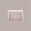 10 Pz Vassoio Cesto Conico Floreale per Confezionamento Prodotti Enogastronomici 40x30H115 cm [5aedd383]