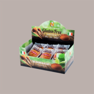 Brioche Senza Glutine Certificata Ideale per Gelato Nocciolcono - 18 pezzi -