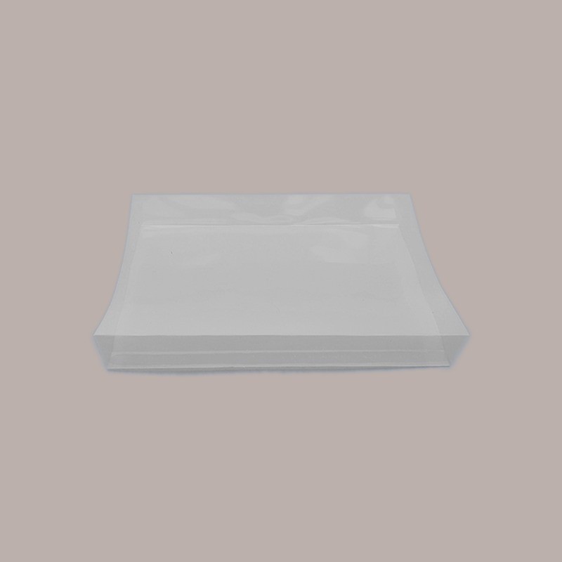 5 Pz Scatola Porta Cioccolatini Pelle Nero Inserto Oro Fascia Trasparente 215x145H35 mm [a23eaa43]