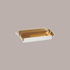 10 Scatola Porta Cioccolatini Carta Oro Effetto Pelle 75x145H35 mm [2bcbc341]