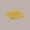 10 Scatola Porta Cioccolatini Carta Oro Effetto Pelle 145x145H35 mm [a9a21b55]