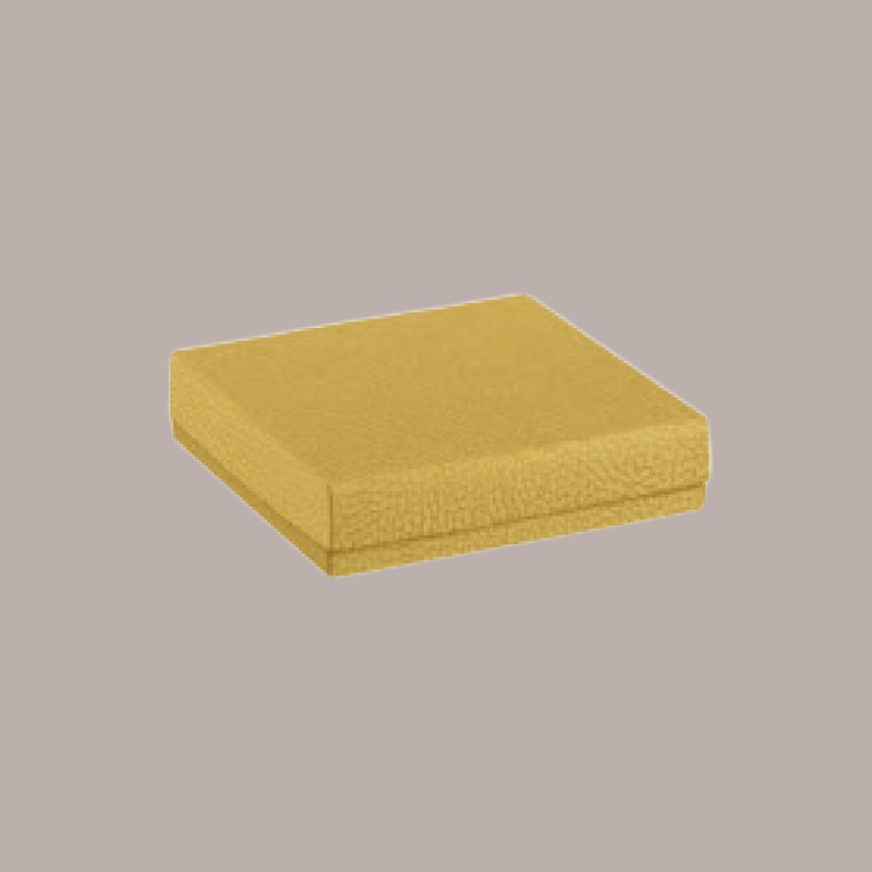 5 Scatola Porta Cioccolatini Oro Bianca Effetto Pelle 215x145H35 mm [bf6a73e7]