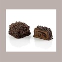 10 Pz Scatola Porta Cioccolatini Inserto Oro Pelle Bianca 145x75H35 mm [92930124]