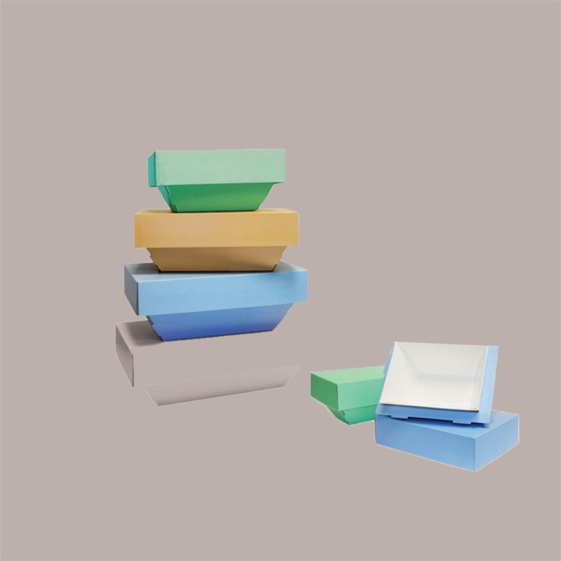 30 Pz Vaschetta per Gelato PaperGel Azzurra 750 gr Totalmente in Carta [b8f4d34e]