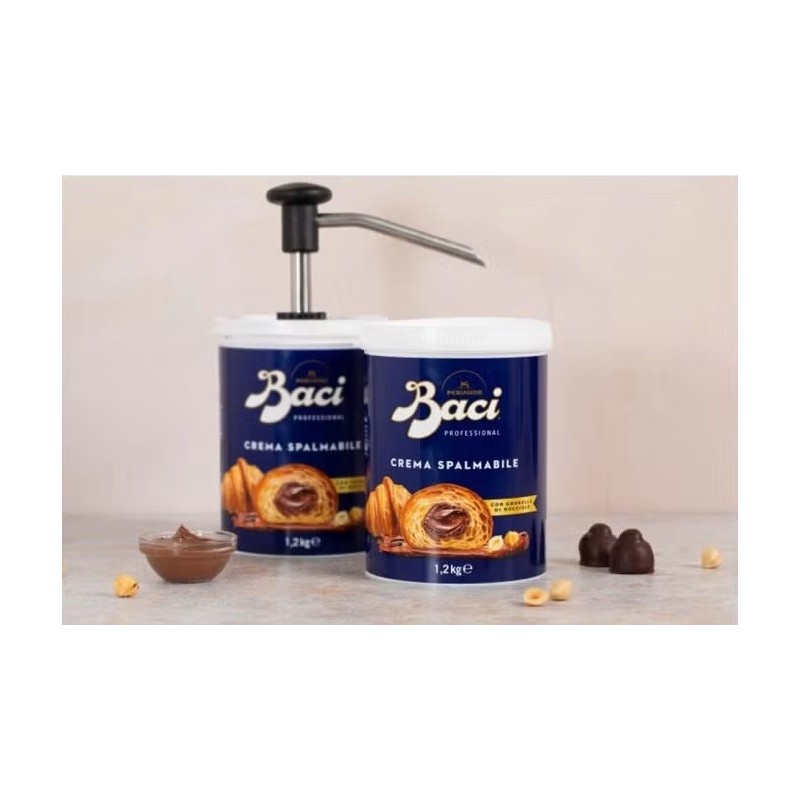 Dosatore Erogatore in Acciaio a Pressione per Creme Spalmabili 1,2 Kg PERUGINA [65262077]
