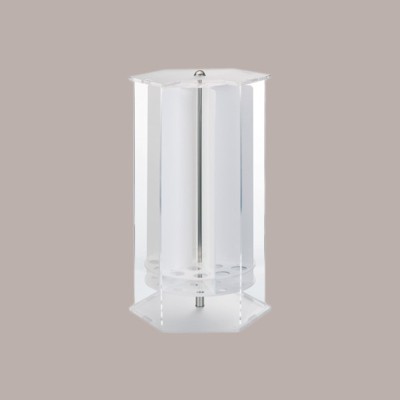 Porta Coni Girevole a 18 Fori con Porta in Plexiglass Finiture Colore Satinato [e2a3f9dc]