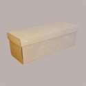 Scatola Porta 1 Bottiglia Magnum in Cartoncino Avana Liscio Cantinetta Stesa con Coperchio 420x140H140mm 5 pezzi [189ed832]