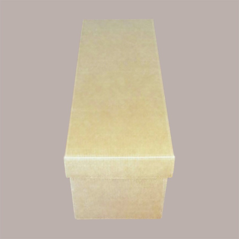 5 Pz Scatola Porta 1 Bottiglia Magnum in Cartoncino Avana Liscio Cantinetta Stesa con Coperchio 420x140H140mm [c1b89b3f]