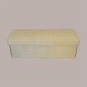 5 Pz Scatola Porta 1 Bottiglia Magnum in Cartoncino Avana Liscio Cantinetta Stesa con Coperchio 420x140H140mm [76a55a3b]