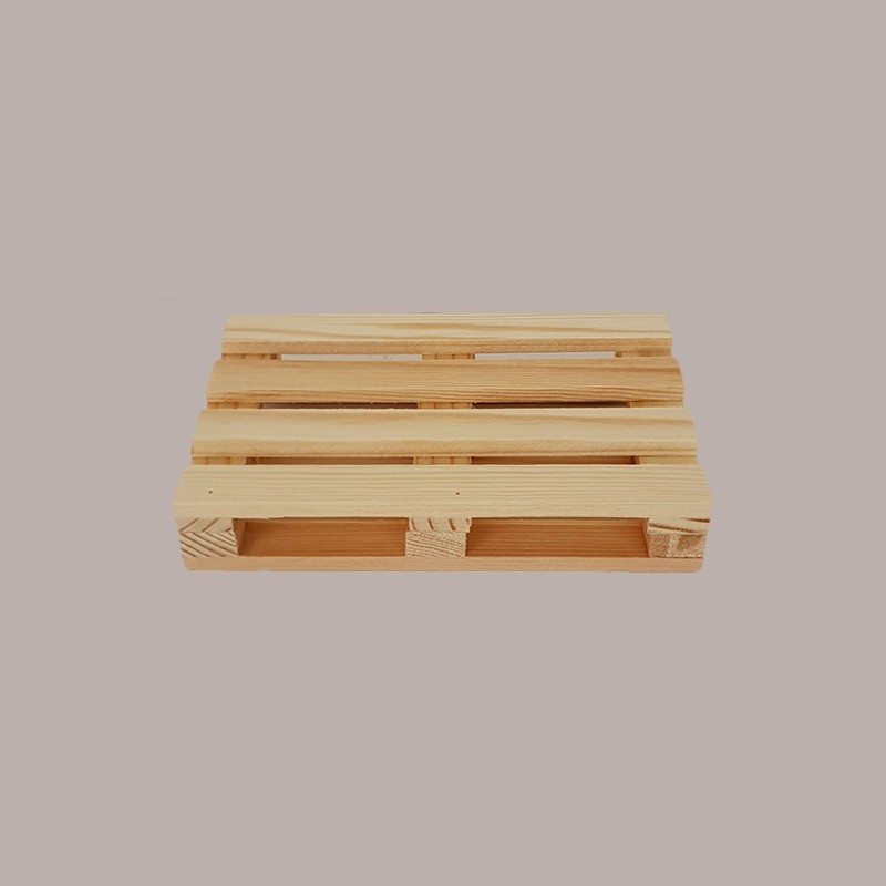 5 Pezzi Bancale Legno Naturale Mini Vassoio Pallet 12x18H2,5 cm [6c96b545]