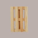 5 Pezzi Bancale Legno Naturale Mini Vassoio Pallet 12x18H2,5 cm [fe4bc729]