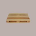 3 Pezzi Bancale Legno Naturale Mini Vassoio Pallet 16x24H3,5 cm [d12bfa7d]
