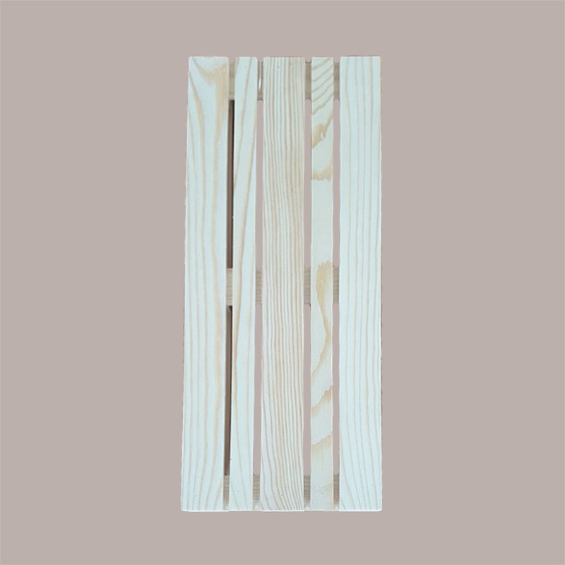 2 Pezzi Bancale Legno Naturale Mini Vassoio Pallet 15x40H3,5 cm [9faae3d1]