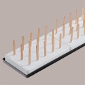 1 Pz Set 2 Stampi Kube 01 con 50 Stecchi in Legno e Vassoio Nero per Gelato Design Quadrato 20x20x20 mm [27f1f86a]