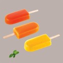 1 Pz Set 2 Stampi GEL12 CREMINO con 50 Stecchi in Legno per Gelato misura 92x45H23 mm [1210a671]