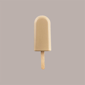 1 Pz Set 2 Stampi GEL12 CREMINO con 50 Stecchi in Legno per Gelato misura 92x45H23 mm [1740e16f]