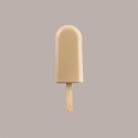 1 Pz Set 2 Stampi GEL12 CREMINO con 50 Stecchi in Legno per Gelato misura 92x45H23 mm [1740e16f]