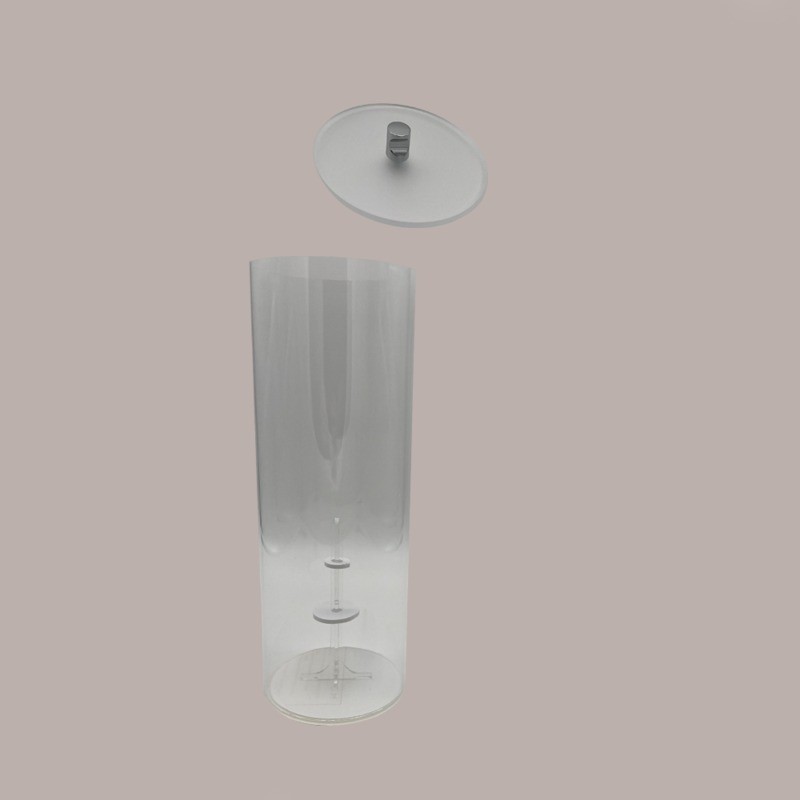 Porta Coni Rovesci a Tubo in Plexiglass con Supporto Interno Removibile Dm 12H33 cm [b558312f]