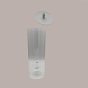 Porta Coni Rovesci a Tubo in Plexiglass con Supporto Interno Removibile Dm 12H33 cm [b558312f]