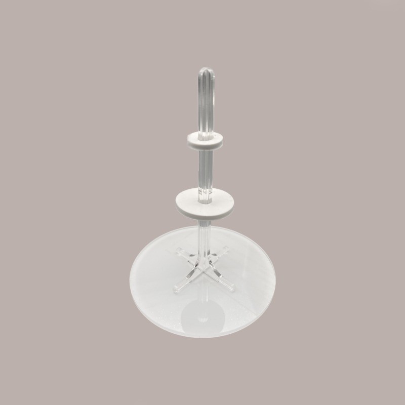 Porta Coni Rovesci a Tubo in Plexiglass con Supporto Interno Removibile Dm 12H33 cm [0715b735]