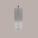 Porta Coni Rovesci a Tubo in Plexiglass con Supporto Interno Removibile Dm 12H33 cm [b0087631]
