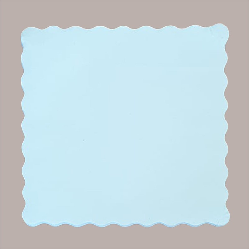 4400 Pz Tovaglioli Bianchi Smerlati in Carta Velina 16x16cm [0ec888ce]