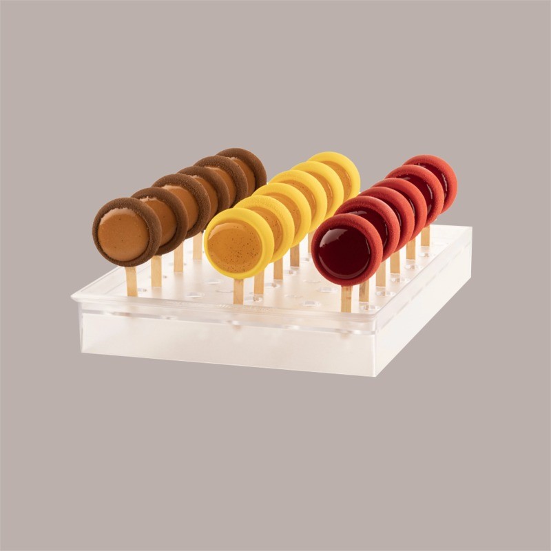 Espositore Espogel Up Mini Rettangolare in Plexiglass per Biscotti Stecco Gelato 235x360H48mm [ee7de68e]