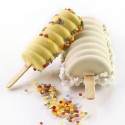 1 Pz Set 2 Stampi Gel04 Tango con 50 Stecchi in Legno per Stecco Gelato Dm45H92 mm [e9a8b669]