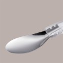 Spatola per Carapina Gelato in Acciaio con Manico Ergonomico Trasparente 20 cm [9dee0ea3]