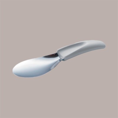 Spatola per Carapina Gelato in Acciaio con Manico Ergonomico Bianco 20 cm [74692257]