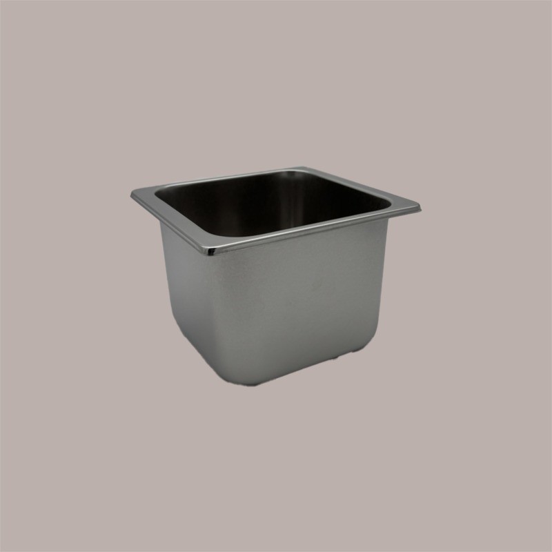 Bacinella per Gelato In Acciaio Inox Salvaspazio 18x16,5H12,6 cm [ab90b7bc]