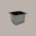 Bacinella per Gelato In Acciaio Inox Salvaspazio 18x16,5H12,6 cm [ab90b7bc]
