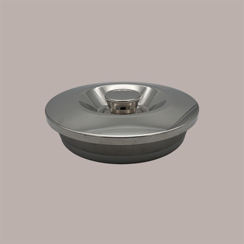 Coperchio in Acciaio Inox con Pomolo per Carapina Gelato da Banco Dm20 cm [74b3940e]