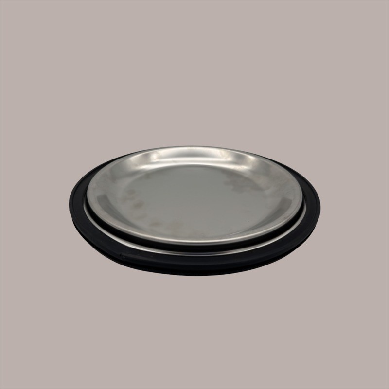 Coperchio In Acciaio con Guarnizione Dm18 cm per Carapina Gelato Dm20 cm [b2fb9f12]