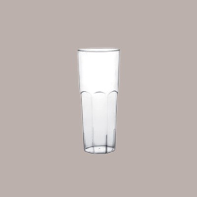 Bicchieri Cocktail Long Drink in Plastica Trasparente, Riutilizzabili, Set da 5 Pezzi, 350 cc [07df2a98]