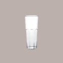 Bicchieri Cocktail Long Drink in Plastica Trasparente, Riutilizzabili, Set da 5 Pezzi, 350 cc [07df2a98]