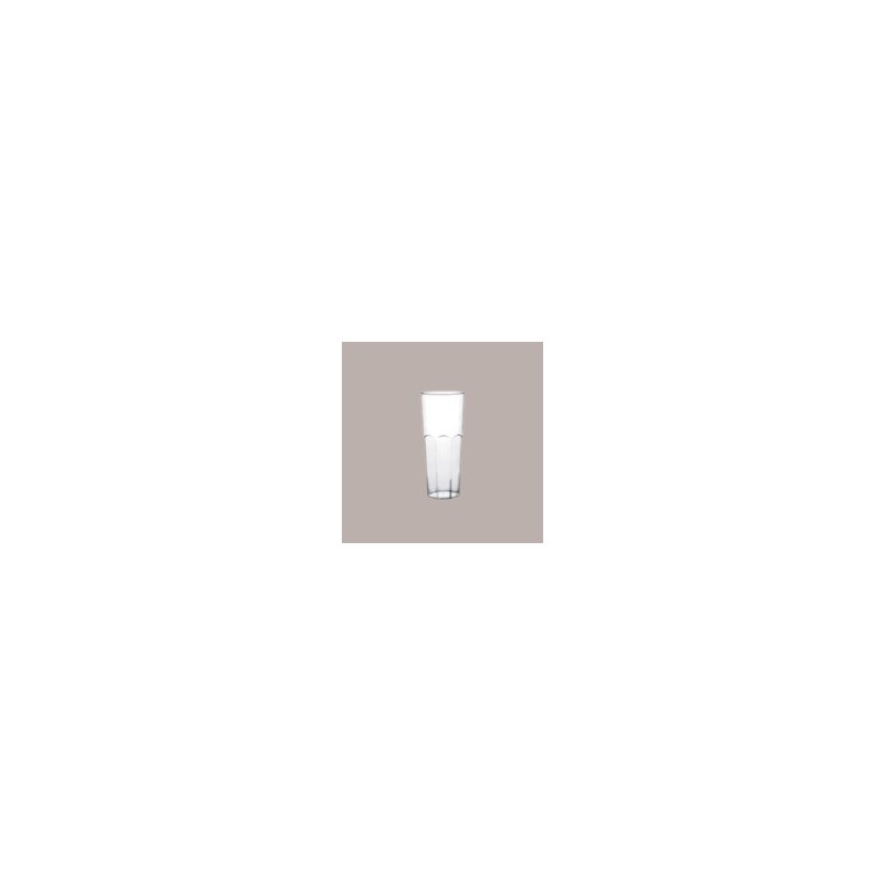 Bicchieri Cocktail Long Drink in Plastica Trasparente, Riutilizzabili, Set da 5 Pezzi, 350 cc [3d4110b3]