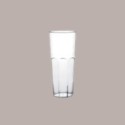 Bicchieri Cocktail Long Drink in Plastica Trasparente, Riutilizzabili, Set da 5 Pezzi, 350 cc [3d4110b3]
