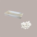 20 Pz Scatola Astuccio Trasparente Porta Cioccolatini e Confetti 16x7,5H2 cm [1739a09f]