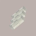 20 Pz Scatola Astuccio Trasparente Porta Cioccolatini e Confetti 16x7,5H2 cm [a5742685]