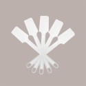 3 Pz Spatola Lecca Lecca Bianca per Gelato 34,x5,5 cm [1596c927]