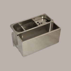 Carcassa per Lavaporzionatore in Acciaio Inox per Gelaterie