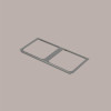 Espositore Supporto in Acciaio Inox per Vaschette Gelato da 18x16,5 cm [583743d4]