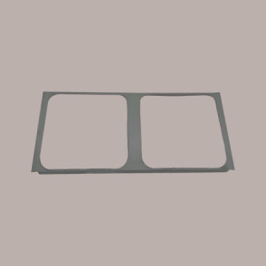 Espositore Supporto in Acciaio Inox per Vaschette Gelato da 18x16,5 cm [335c86c3]