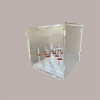 Box Porta Coni Rovesci con Interno e Coperchio Removibili Trasparente 25 x 24,5 h 25,5 cm [ec30d07c]