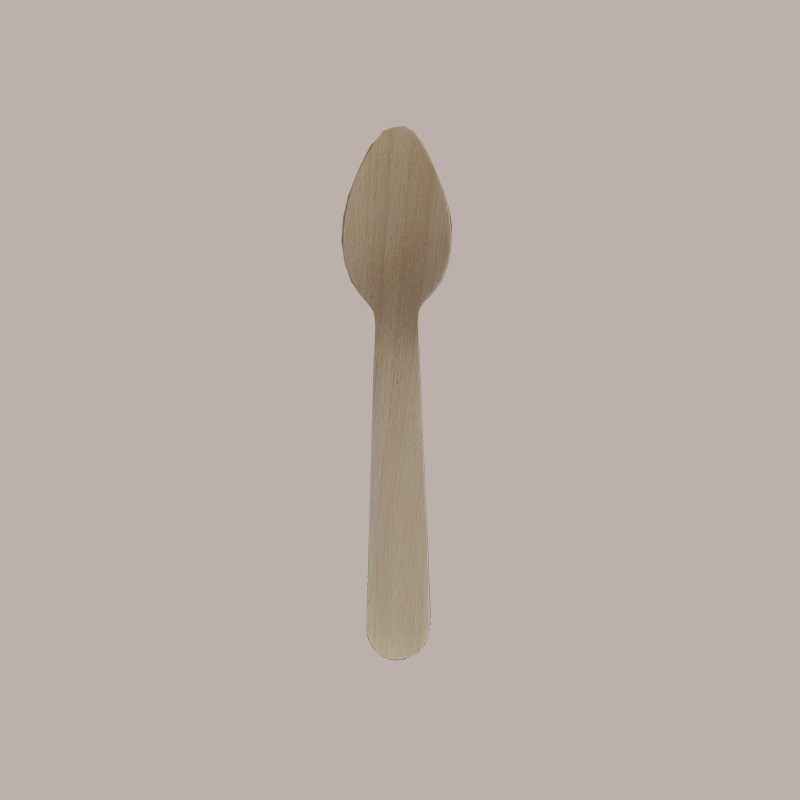 500 Pezzi Cucchiaino in Legno Ideale per Gelato Dessert H11cm [91d1e578]