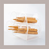 Porta Coni in Plexiglass Trasparente 3 Vani Inclinato con Supporto e Coperchio Ideale per Gelaterie 36x46 h39 cm [29baa2ba]