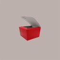 5 Pz Scatola per Confezioni Regalo Maxi in Carta Grafica Pelle Rossa Segreto 300x300x240mm [dc58430b]