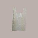 Shopper Bio Grande Monouso Lucgel, 30+10+10x55cm, 500 Pezzi, Bianco, Manico a Bretella [0e6c268d]