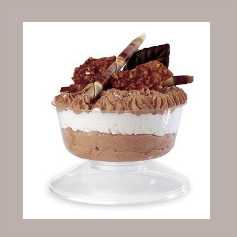 50 Pz Coppa Stefania Grande Cristallo Dessert Gelato da 200cc [713bf866]